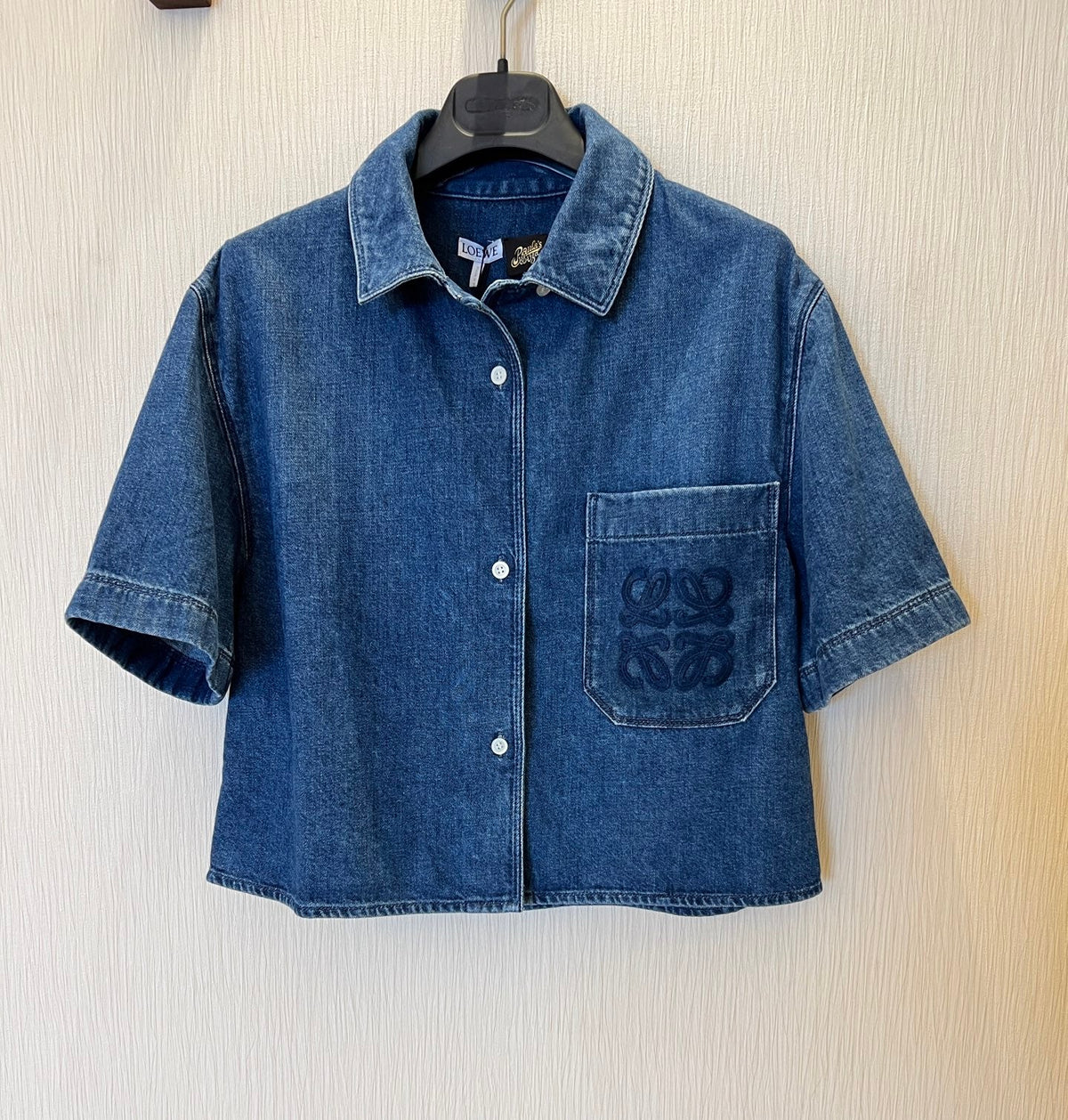 Loewe Denim Shirt Jacket Blue Cotton