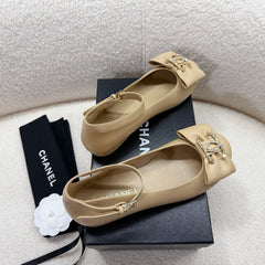 MARY JANE SHOES IN TORTILLA BROWN LAMBSKIN