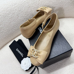 MARY JANE SHOES IN TORTILLA BROWN LAMBSKIN