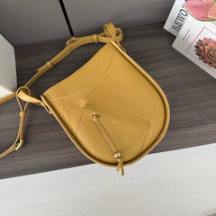 HAMMOCK SLICE 25 BAG IN SAND YELLOW SHINY CALFSKIN