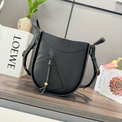 HAMMOCK SLICE 25 BAG IN BLACK SHINY CALFSKIN