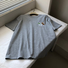 Loewe Rabbit T-shirt Gray Cotton