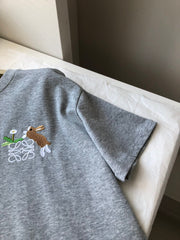 Loewe Rabbit T-shirt Gray Cotton