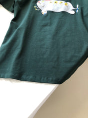Loewe Submarine T-shirt Green Cotton