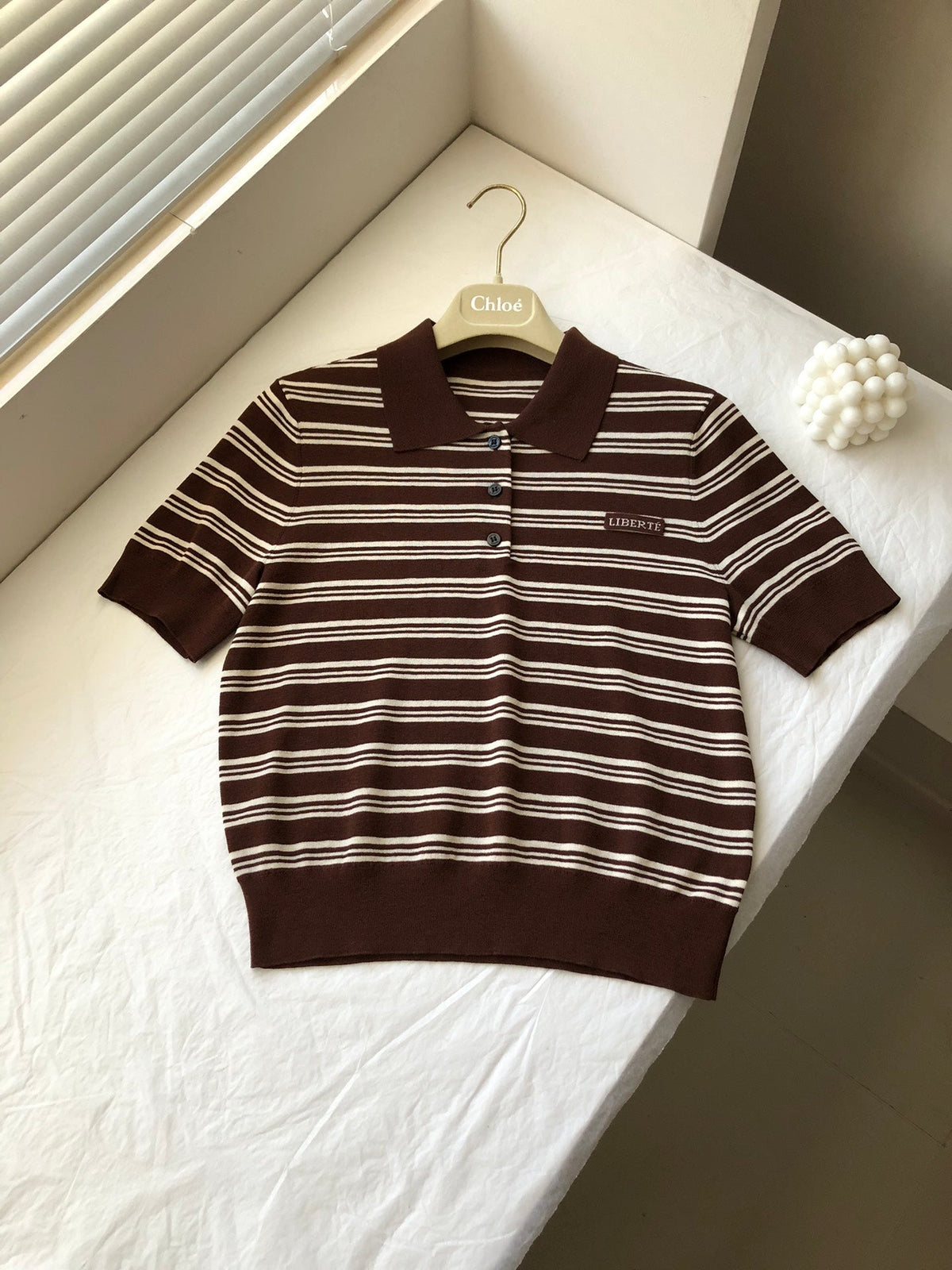 MIUMIU KNIT POLO SHIRT STYLE 212