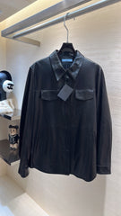 PRADA 25S LEATHER SHIRT JACKET 451