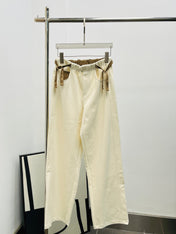 LOEWE STRAIGHT-LEG DRAWSTRING PANTS STYLE 305