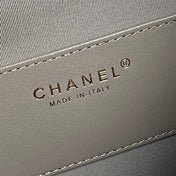 MEDIUM HANDBAG 40 IN BEIGE SUEDE GOLD HARDWARE