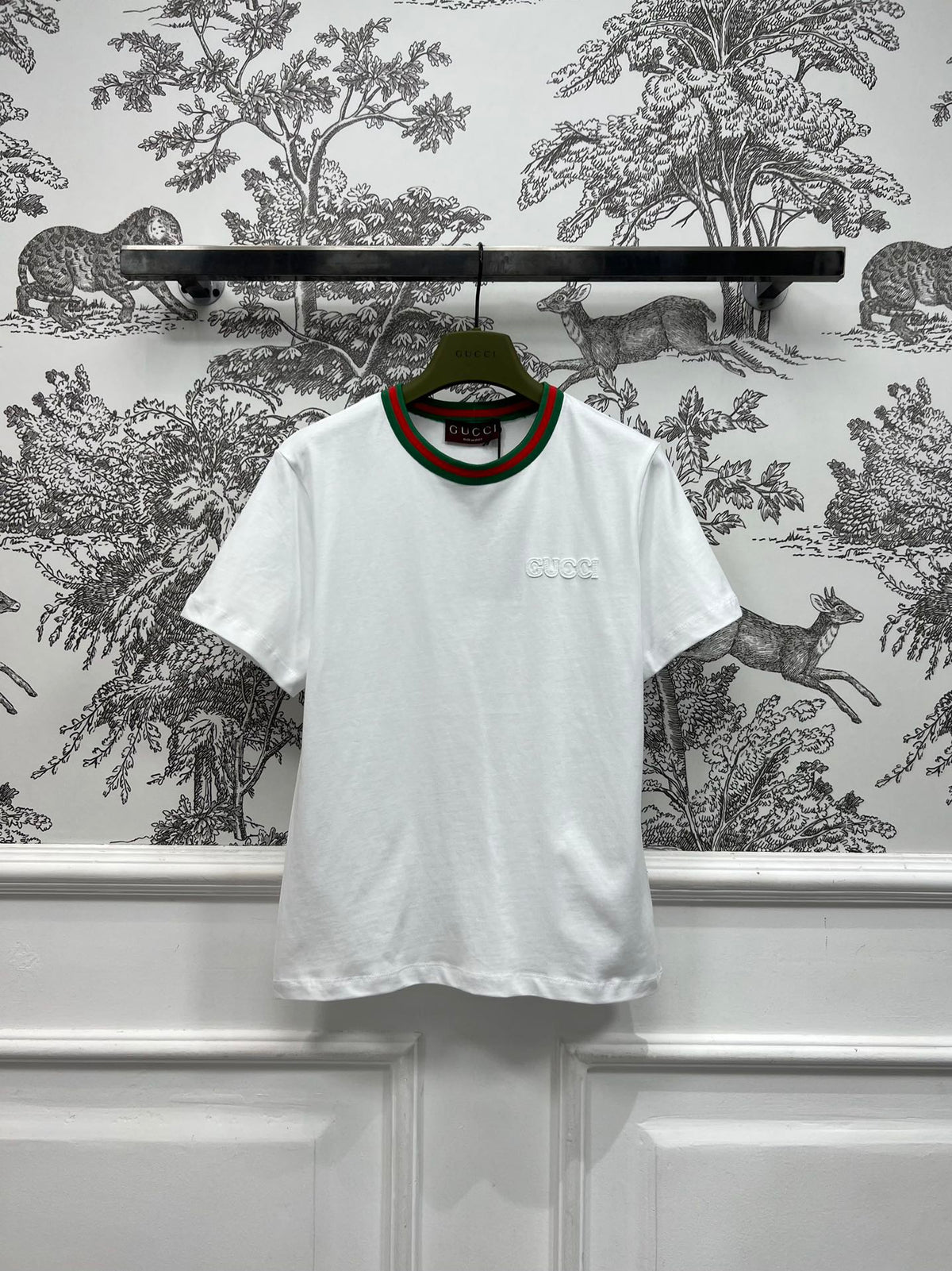 GUCCI 25S SHORT SLEEVE ROUND NECK T-SHIRT 262985