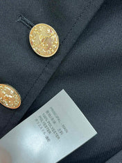 LV 25S ROUND NECK DRESS WITH METAL BUTTONS 262925