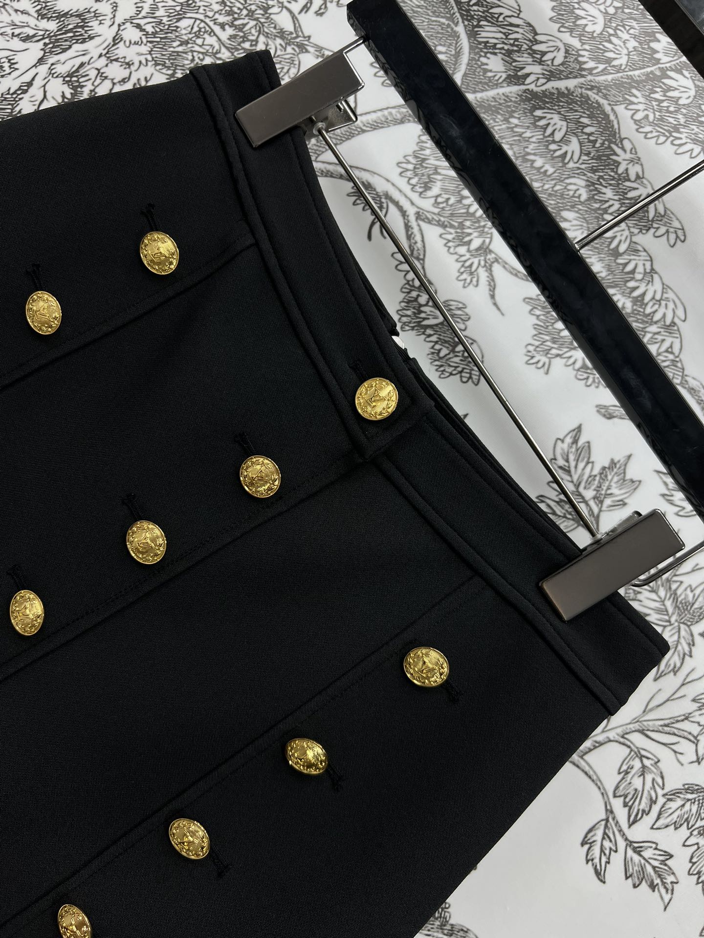 LV 25S HIGH WAIST A-LINE SHORT DRESS 263093