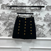LV 25S HIGH WAIST A-LINE SHORT DRESS 263093