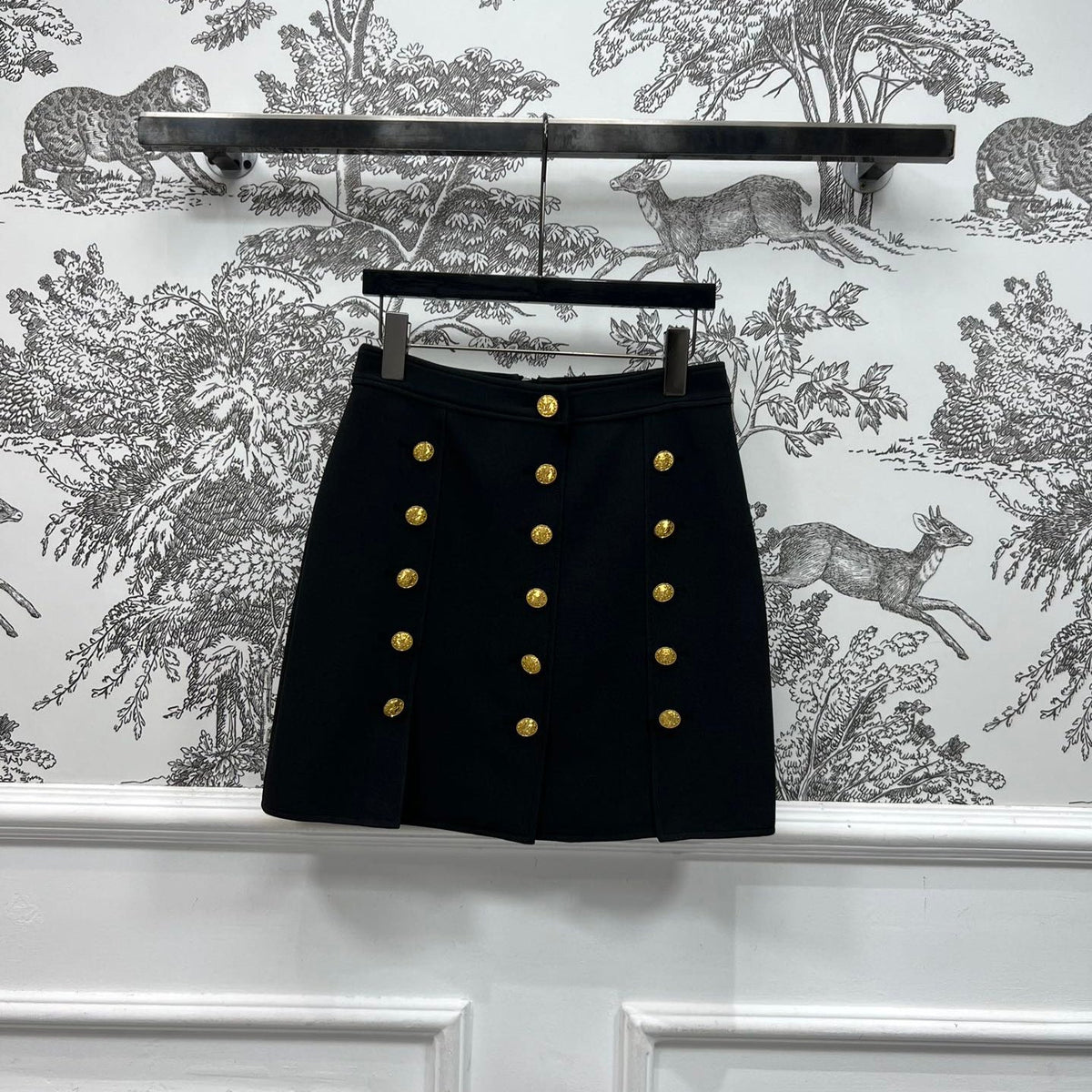 LV 25S HIGH WAIST A-LINE SHORT DRESS 263093