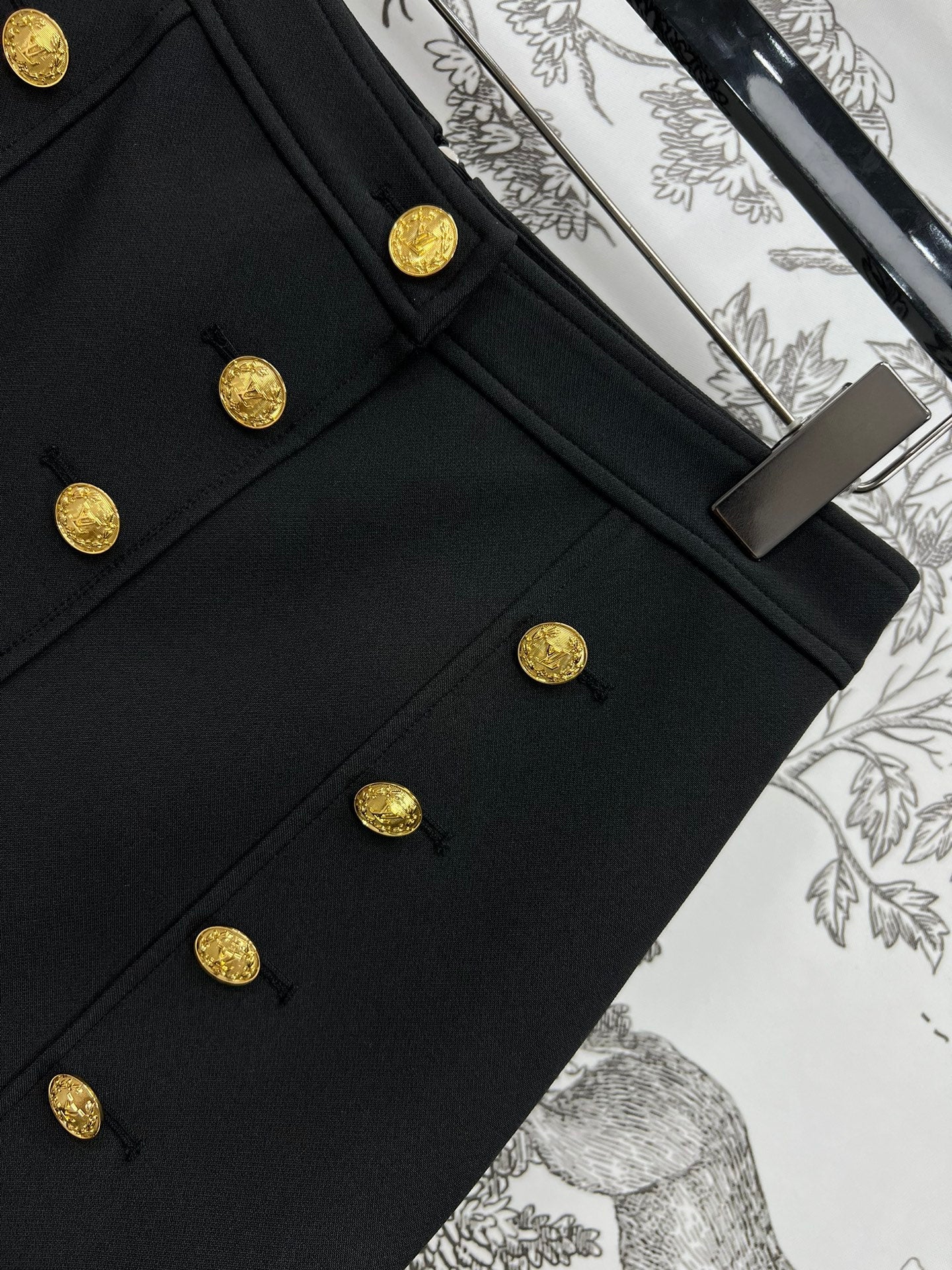 LV 25S HIGH WAIST A-LINE SHORT DRESS 263093