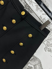 LV 25S HIGH WAIST A-LINE SHORT DRESS 263093