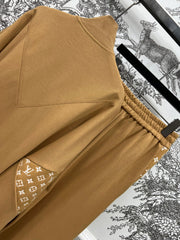 LV 25S ZIPPER JACKET WITH STANDING COLLAR 263107