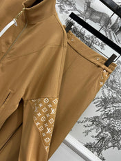 LV 25S ZIPPER JACKET WITH STANDING COLLAR 263107