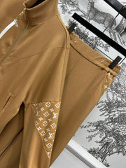 LV 25S ZIPPER JACKET WITH STANDING COLLAR 263107