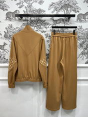 LV 25S ZIPPER JACKET WITH STANDING COLLAR 263107