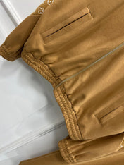 LV 25S ZIPPER JACKET WITH STANDING COLLAR 263107