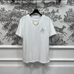 LV 25S SHORT SLEEVE T-SHIRT WITH EMBROIDERED LOGO 263036