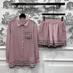 LV 25S SHIRT SHORTS SET IN POLYESTER 263071