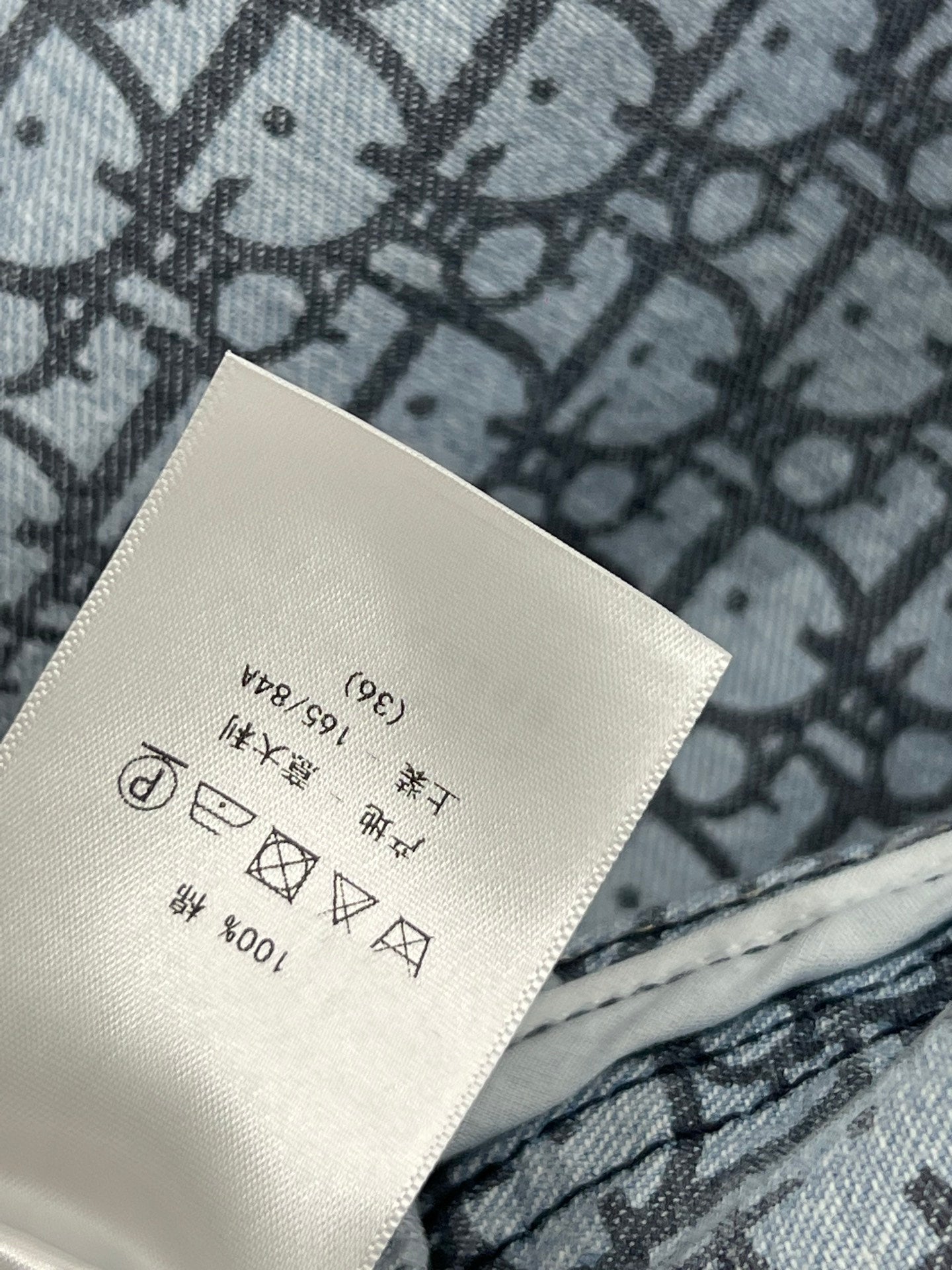 JACKET DENIM JACQUARD DUSTY BLUE 266724