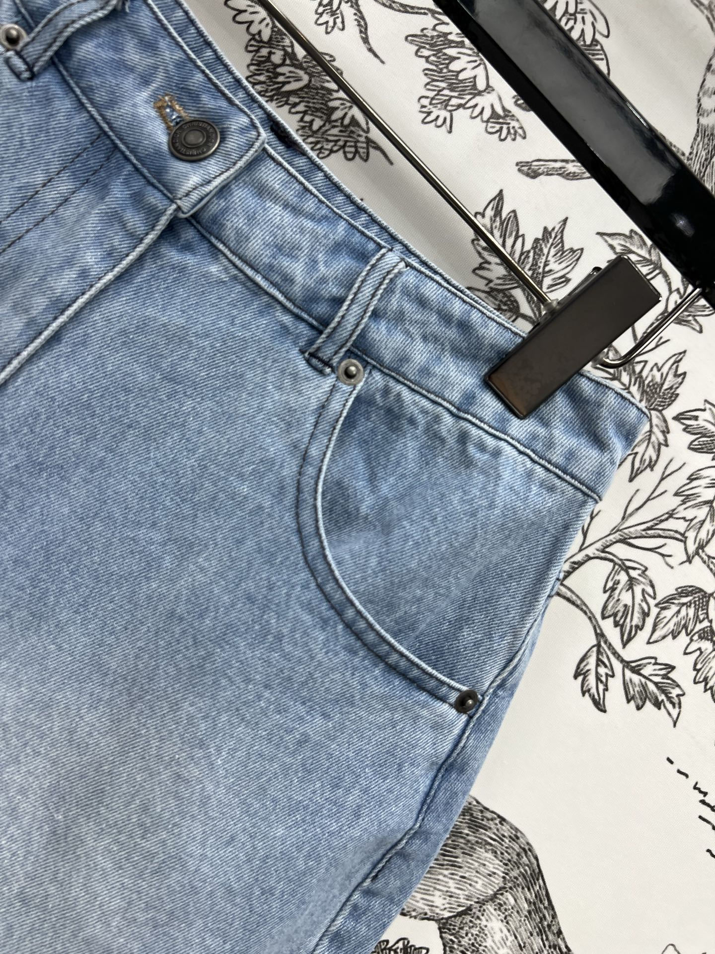 SHORT PANT DENIM JACQUARD SLATE BLUE 266726