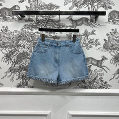SHORT PANT DENIM JACQUARD SLATE BLUE 266726