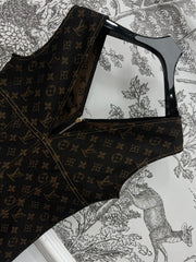 LV SUMMER DENIM BLAZER DRESS 268880