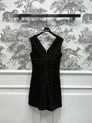 LV SUMMER DENIM BLAZER DRESS 268880