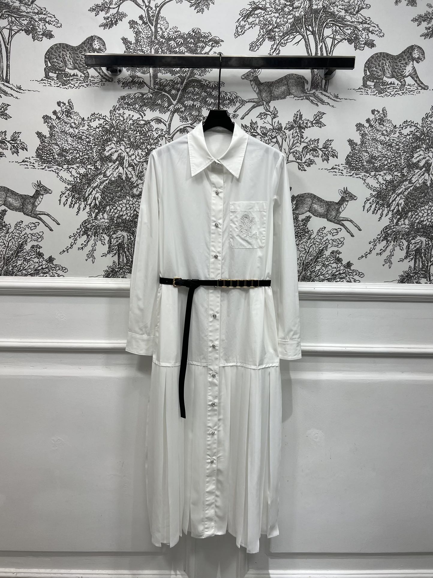 LV PLEATED SKIRT 268729