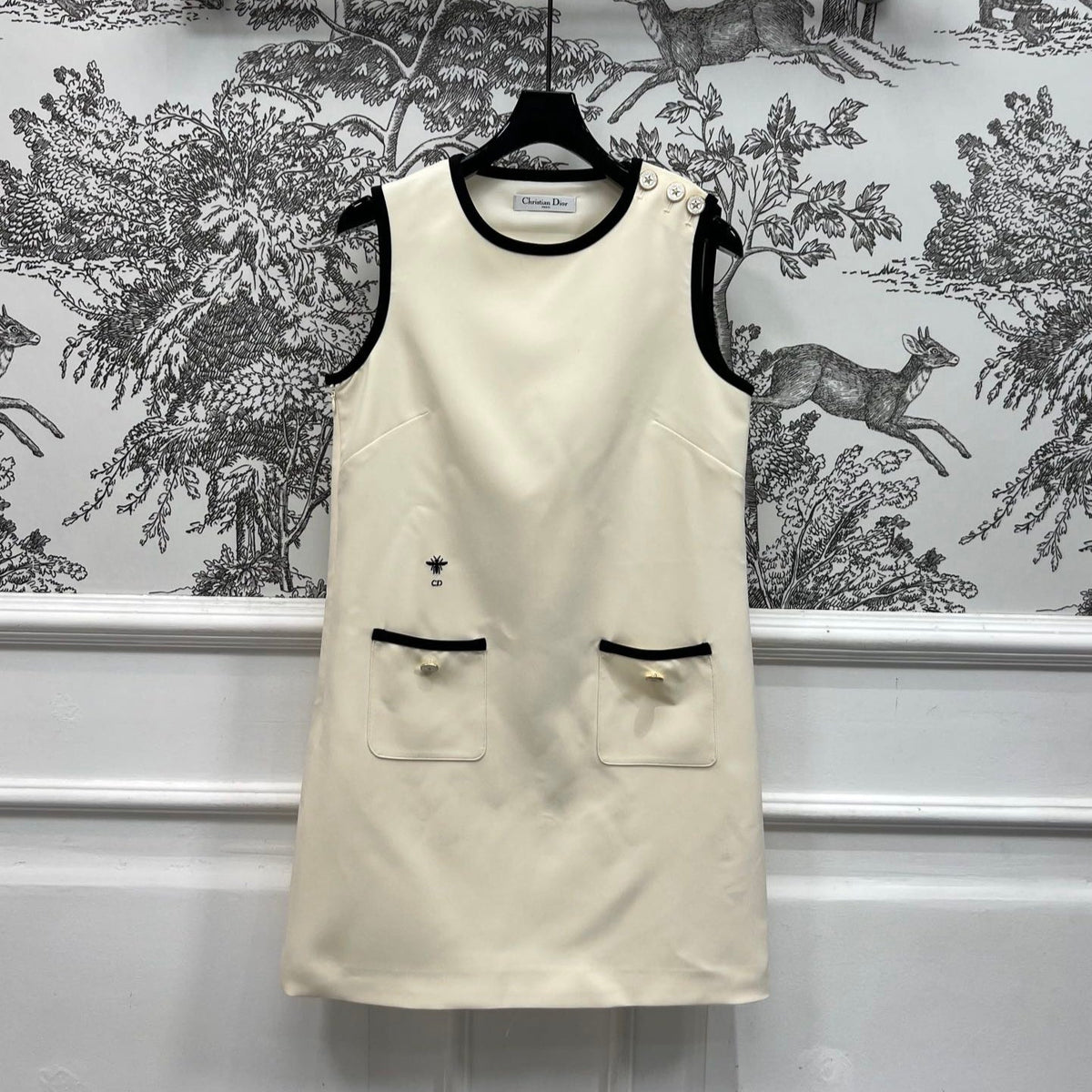 DIOR SLEEVELESS SHIFT DRESS 268749