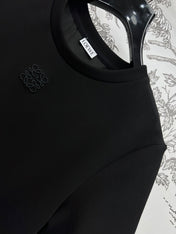 LOEWE SHORT SLEEVE CREW NECK ORGANZA DRESS 268755