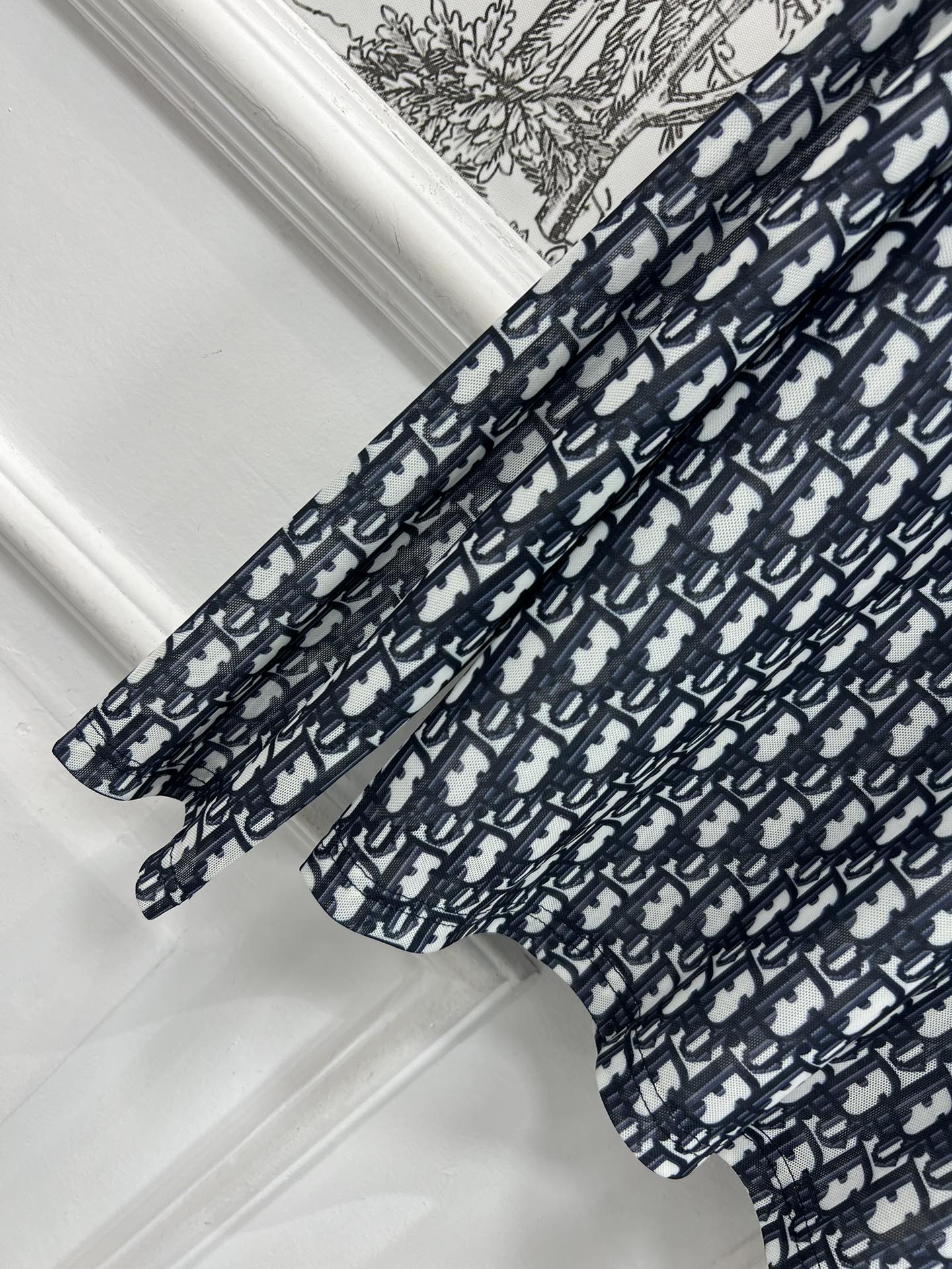 DIOR CREW NECK PRINTED T-SHIRT 268592