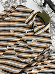 GUCCI LONG SLEEVE SHIRT AND SHORTS SET 268767