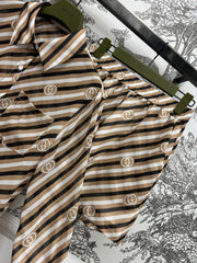 GUCCI LONG SLEEVE SHIRT AND SHORTS SET 268767