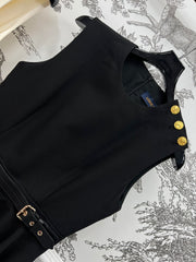 LV ASYMMETRICAL ELEGANT DRESS 268380