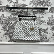 LV JACQUARD PATTERN DENIM SKIRT 274631