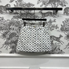 LV JACQUARD PATTERN DENIM SKIRT 274631