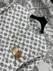 LV ROUND NECK FALL-WINTER JACKET 274633