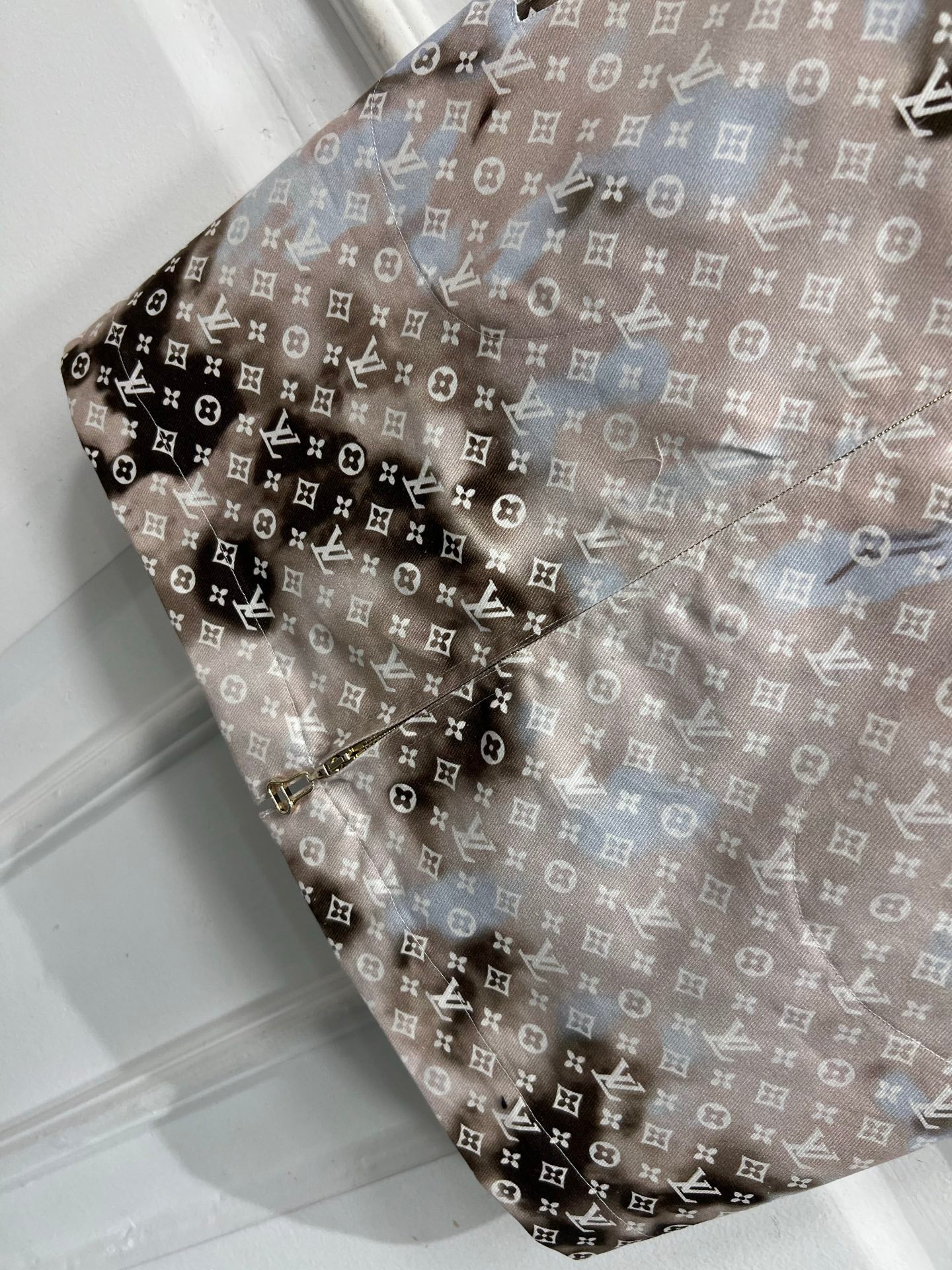 LV SLEEVELESS DENIM DRESS 274592