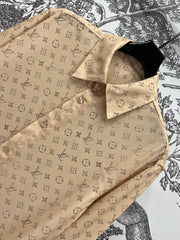 LV CLASSIC MONOGRAM-EMBELLISHED SHIRT 274498