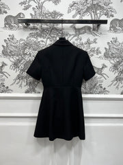 LV SHORT-SLEEVE BLAZER DRESS 274529