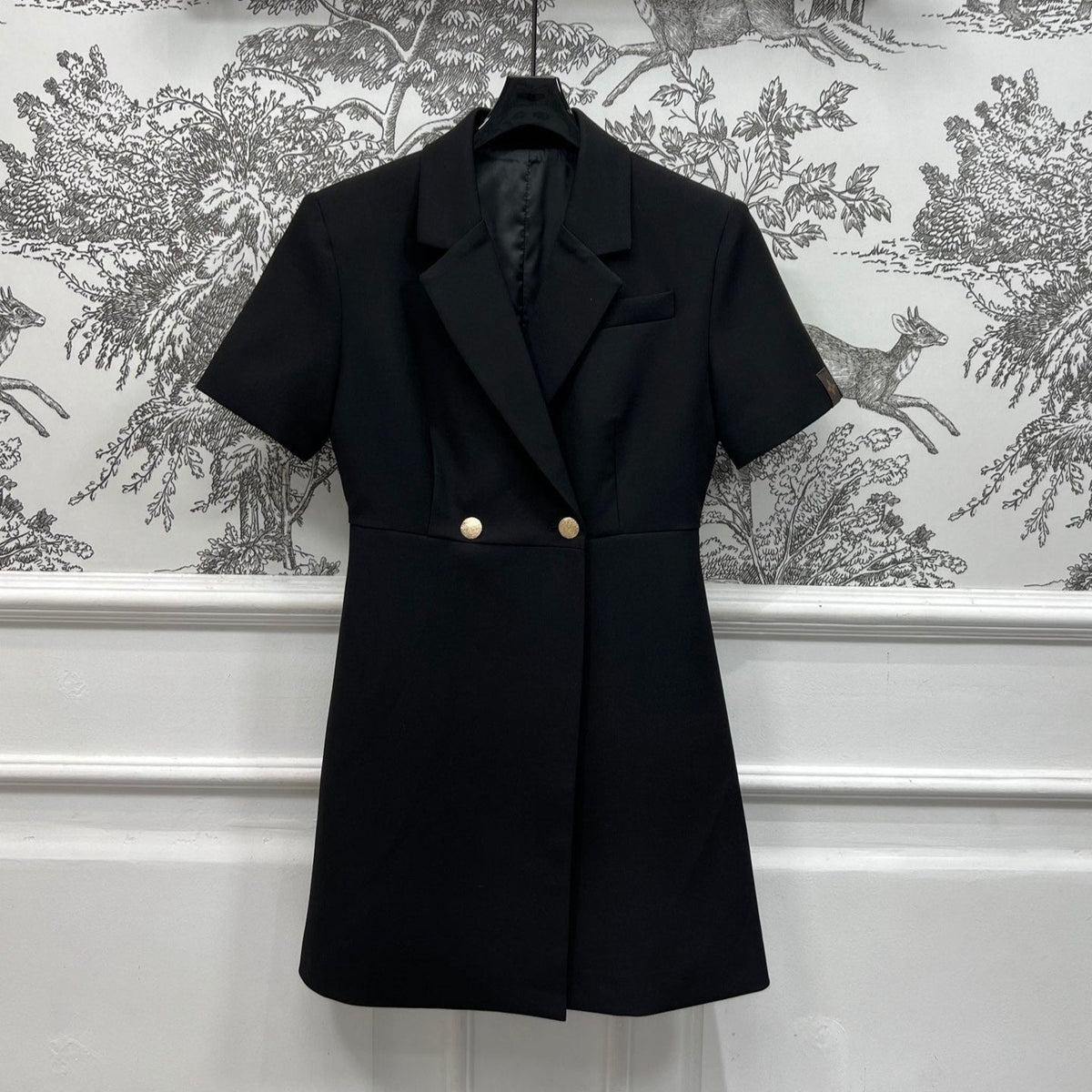 LV SHORT-SLEEVE BLAZER DRESS 274529