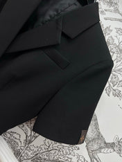 LV SHORT-SLEEVE BLAZER DRESS 274529