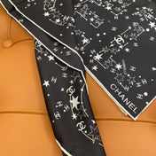 CHANEL 25S SCARF 90 IN SILK 704600