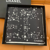 CHANEL 25S SCARF 90 IN SILK 704600