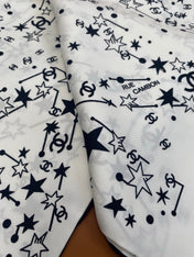 CHANEL 25S SCARF 90 IN SILK 704602