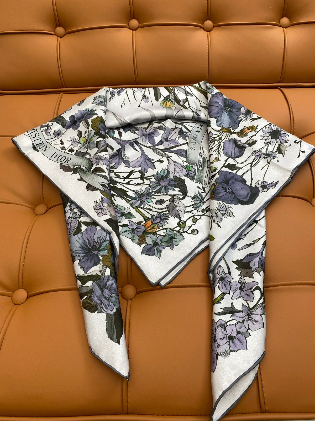 DIOR SCARF 90 CM IN SILK FABRIC 703661